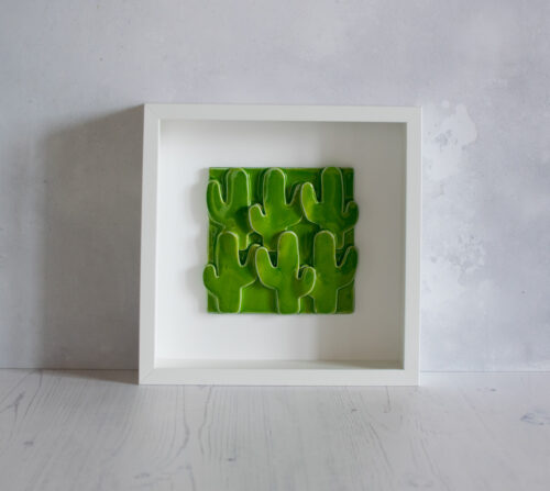 quadro cactus verdi